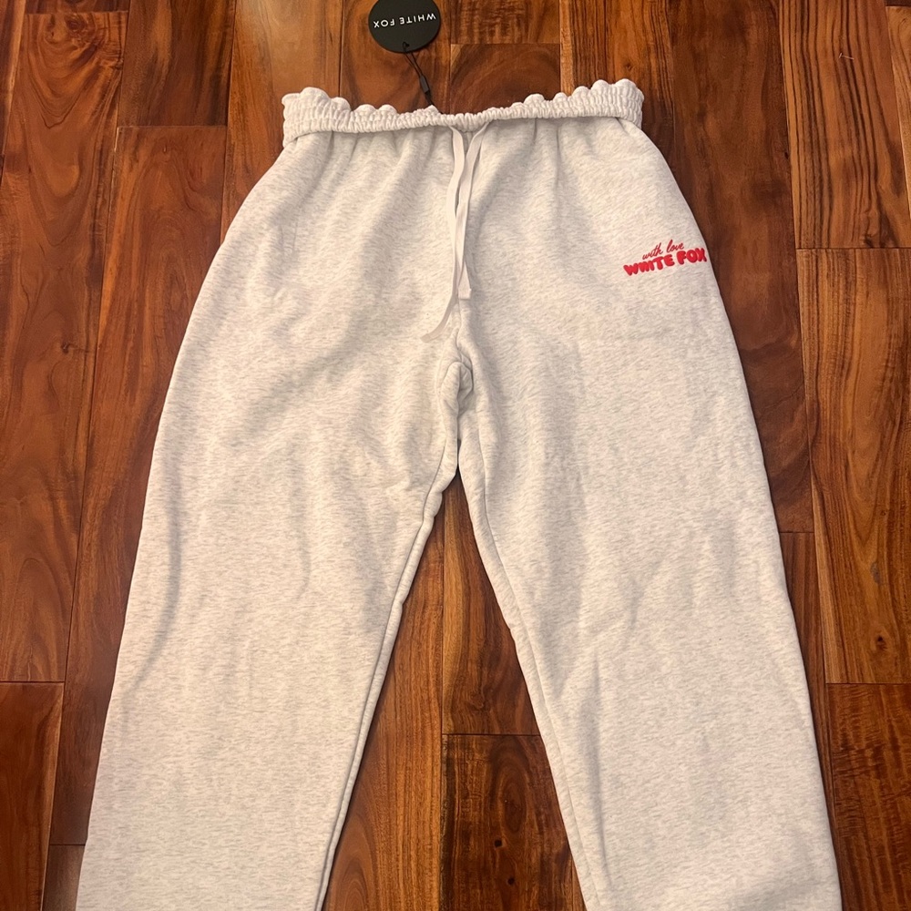 Brand new White Fox sweatpants